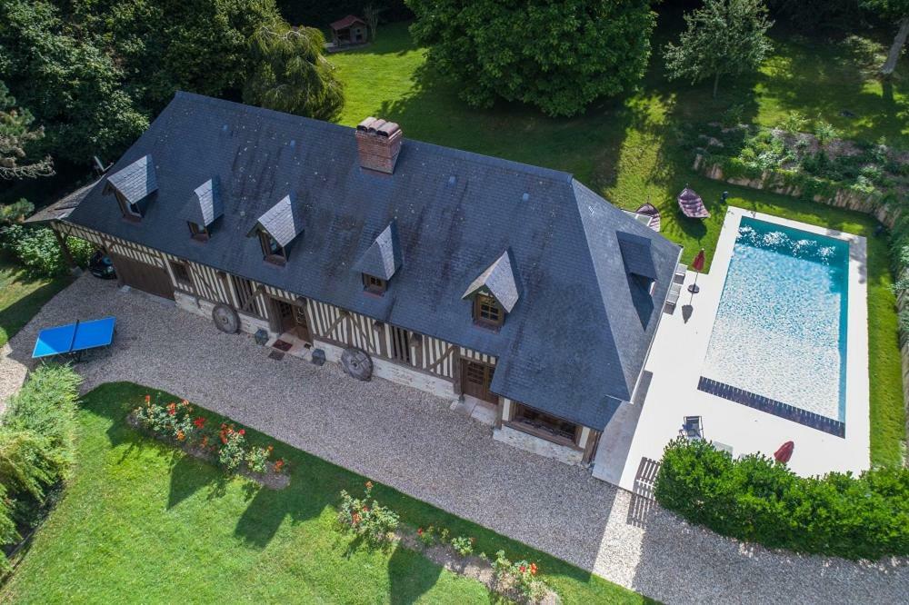 Maison Normande De Caractere A Colombages Saint-Hymer Εξωτερικό φωτογραφία