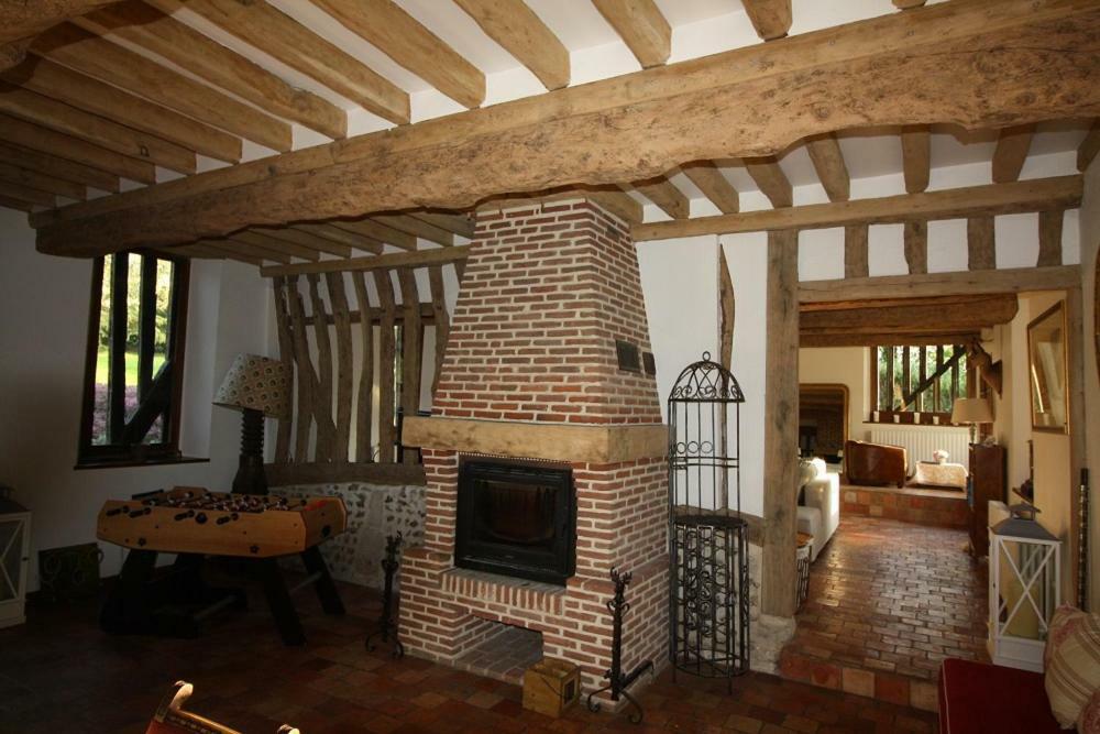Maison Normande De Caractere A Colombages Saint-Hymer Εξωτερικό φωτογραφία