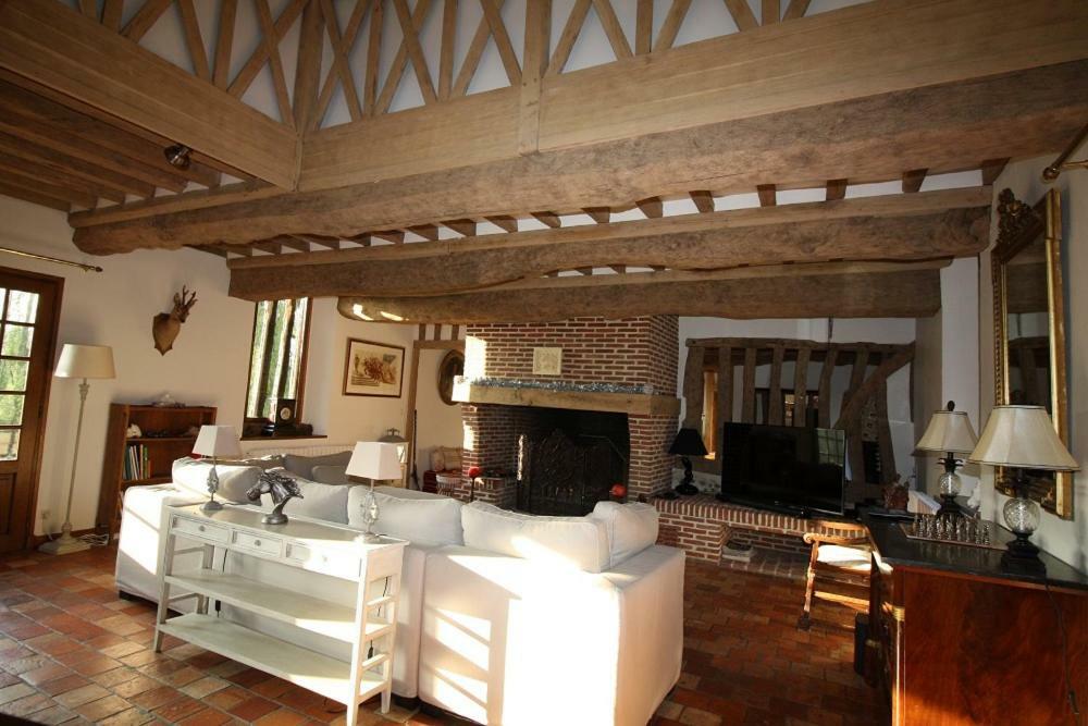 Maison Normande De Caractere A Colombages Saint-Hymer Εξωτερικό φωτογραφία